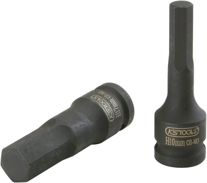 KS Tools 1/2'' SECHSKANT-KRAFTBITNuss-SATZ 8tlg 5-6-8-10-12-14-17-19mm