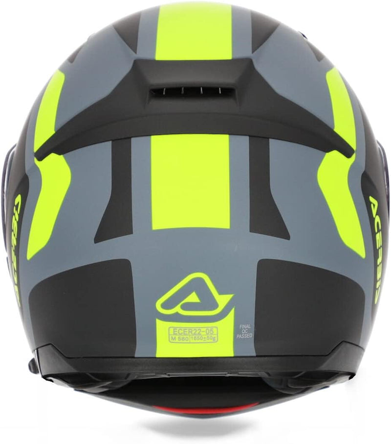 ACERBIS CASCO REDERWEL GRIGIO/GIALLO L