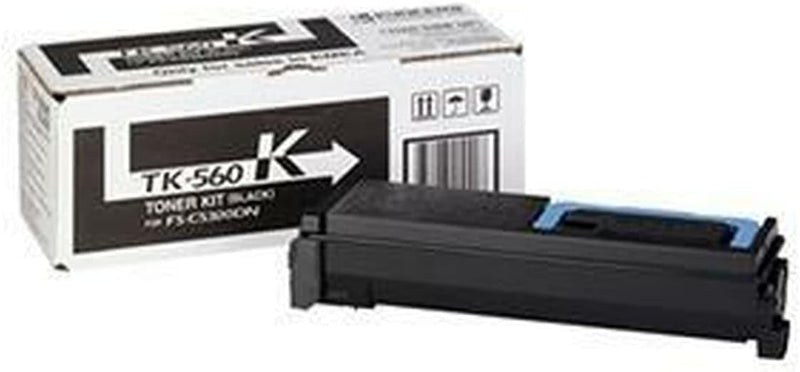 Kyocera TK-560K Original Toner-Kartusche Schwarz 1T02HN0EU0. Kompatibel für ECOSYS P6030cdn, FS-C530