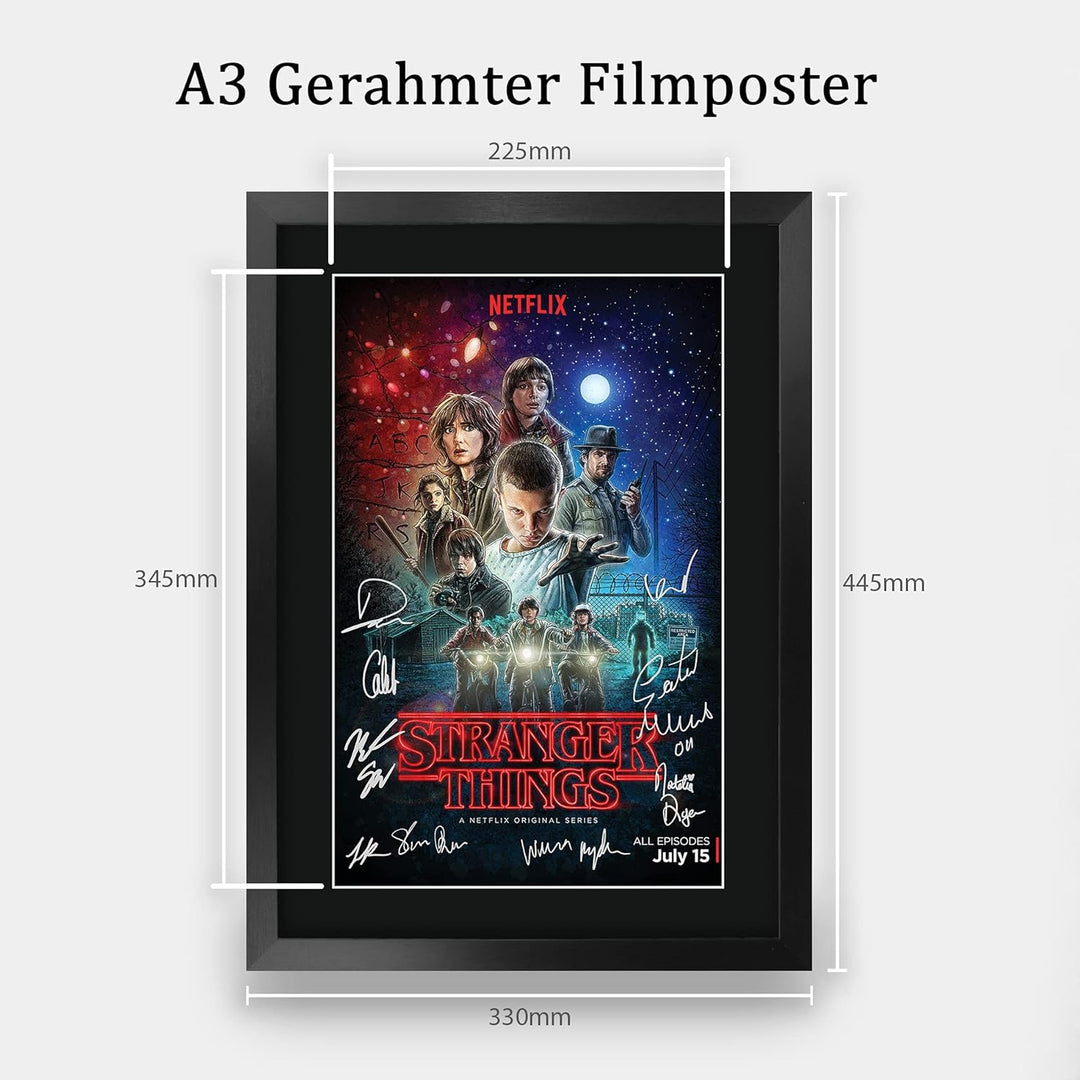 HWC Trading A3 Gerahmte Signiert Gedruckt Autogramme Bild Druck-Fotoanzeige Geschenk Für Tv-Show-Fan