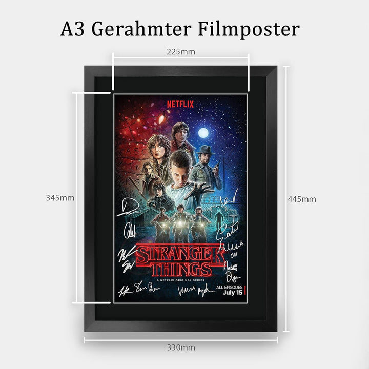 HWC Trading A3 Gerahmte Signiert Gedruckt Autogramme Bild Druck-Fotoanzeige Geschenk Für Tv-Show-Fan