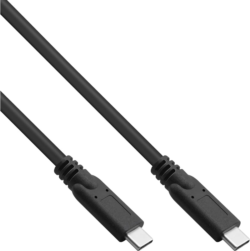 InLine® USB 3.2 Gen.1x2 Kabel, USB Typ-C Stecker/Stecker, schwarz, 5m