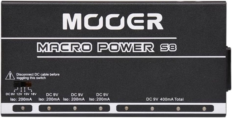 Mooer Macro Power S8 - Isolated PSU