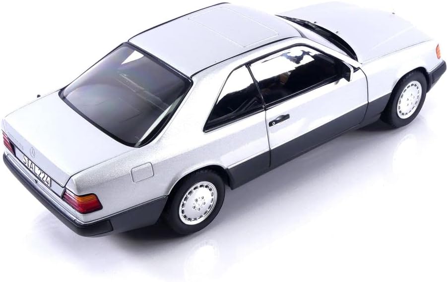 Norev NV183880 1:18 300 CE-24 Coupé 1990 Silber Mercedes-Benz Sammlerstück Modell, Multi