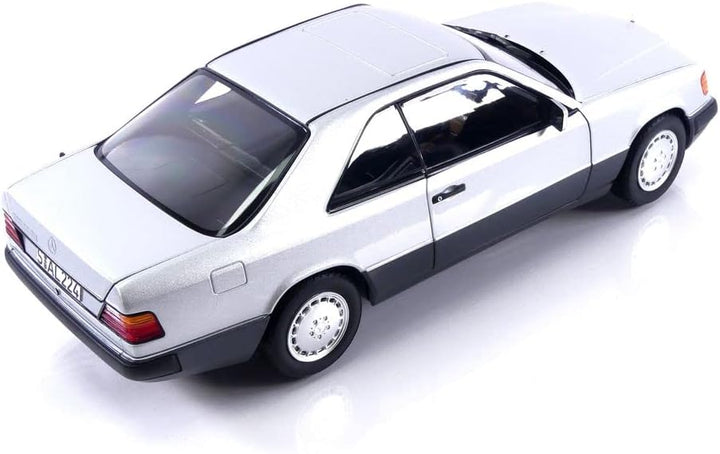Norev NV183880 1:18 300 CE-24 Coupé 1990 Silber Mercedes-Benz Sammlerstück Modell, Multi