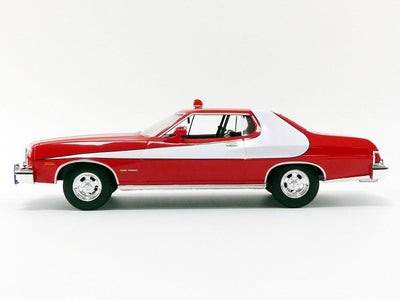 Greenlight Collectibles – 19017 – Ford Gran Torino – Starsky & Hutch 1974 – Echelle 1/18 – Rot/Weiss