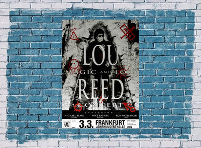 Lou Reed - Magic and Loss, Frankfurt 1992 » Konzertplakat/Premium Poster | Live Konzert Veranstaltun