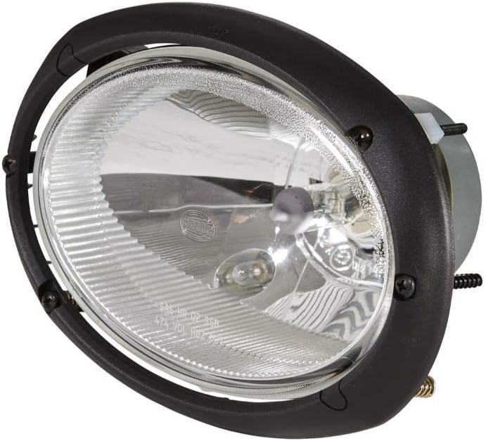 HELLA - Halogen-Hauptscheinwerfer - Oval 120 - 12V - oval - Referenzzahl: 12.5 - Einbau - glasklare