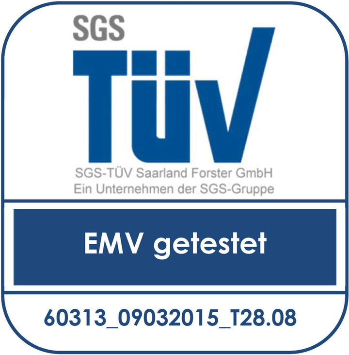 EHMANN 2860x0800 Elektronischer Schnurdimmer T28.08 weiss, Phasenanschnitt, 230V, 50Hz, Leistung: LE