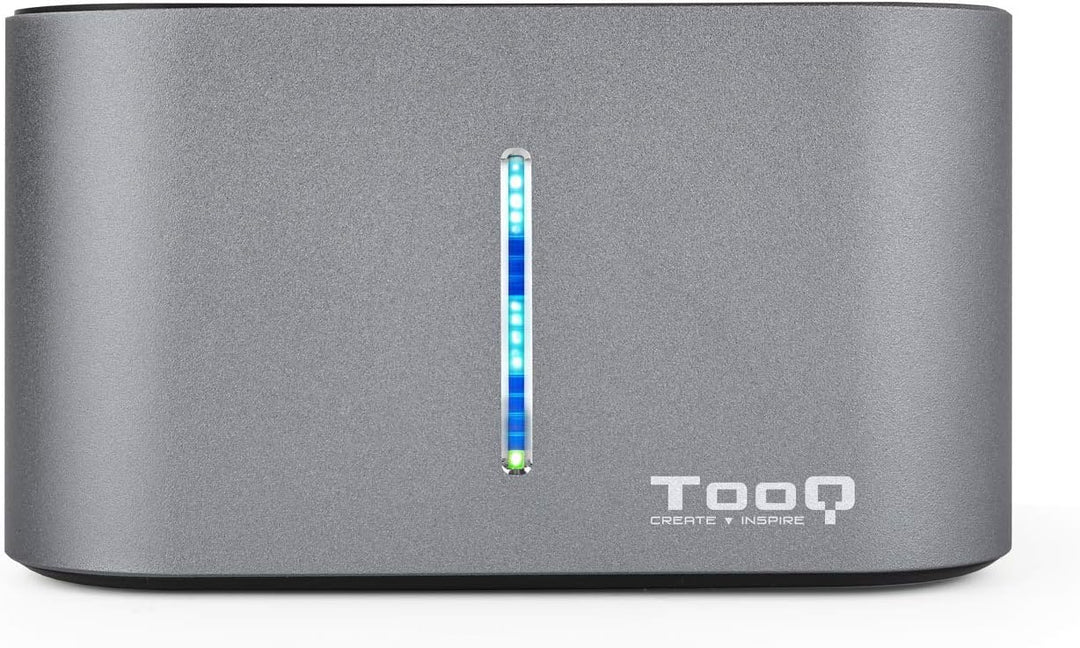 TOOQ TQDS-805G – Dockingstation mit Dual-SATA-Schacht für 2,5-Zoll- und 3,5-Zoll-Laufwerke, USB 3.0