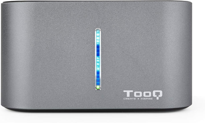TOOQ TQDS-805G – Dockingstation mit Dual-SATA-Schacht für 2,5-Zoll- und 3,5-Zoll-Laufwerke, USB 3.0