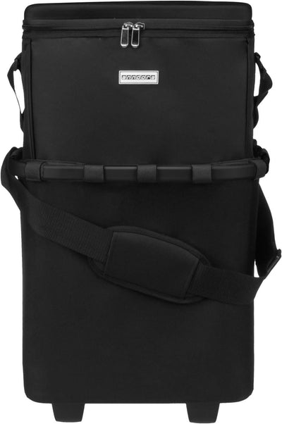 anndora Kühlbox 32 Liter schwarz + Einkaufstrolley carrycruiser Frame Black 40 Liter