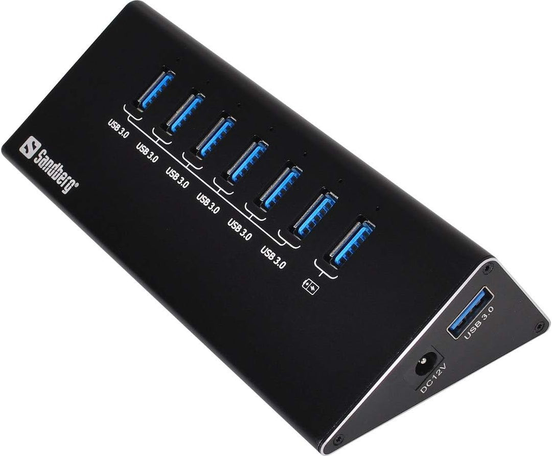 Sandberg USB 3.0 Hub mit 6 1 Anschlüssen