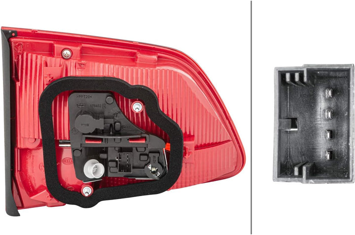 HELLA 2TZ 010 469-101 Heckleuchte - Glühlampe - weiss/rot - innerer Teil - rechts - für u.a. VW Tour