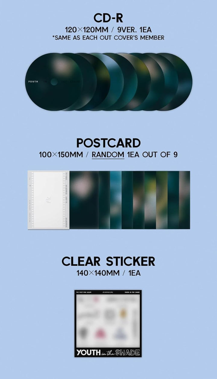 ZEROBASEONE - 1st Mini Album YOUTH IN THE SHADE Digipack version CD (KIM TAE RAE ver.), Kim Tae Rae