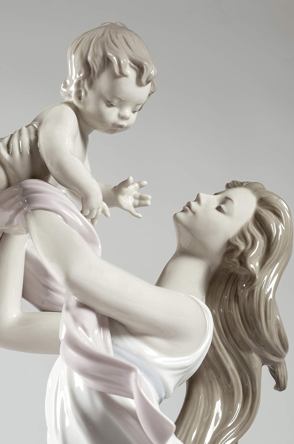 LLADRÓ Mutter Figur Mein Süsses Baby. Mutter. Porzellan.