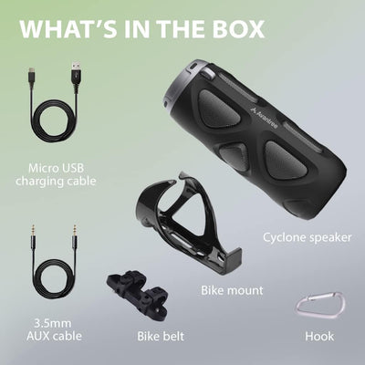 Avantree 10W Bluetooth Fahrrad Lautsprecher mit Fahrrad Mount, Portabel für die Benutzung draussen,