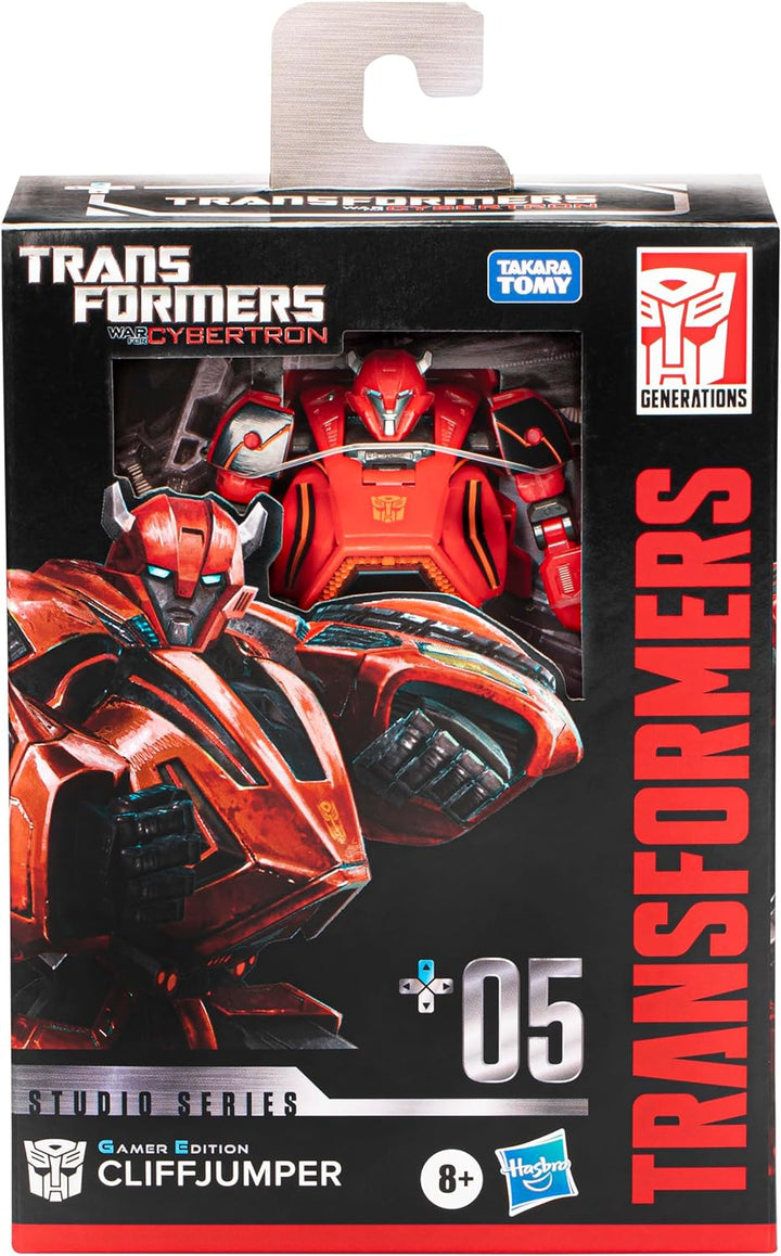 Transformers Studio Series Deluxe Kampf um Cybertron 05 Gamer Edition Cliffjumper Action-Figur, 11 c