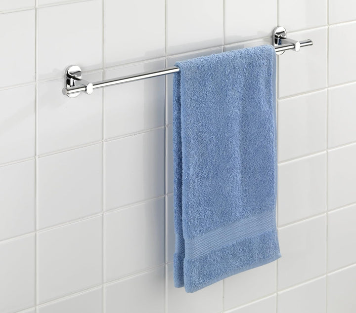 WENKO Power-Loc® Badetuchstange Uno Puerto Rico - Handtuchstange, Befestigen ohne bohren, Zinkdruckg