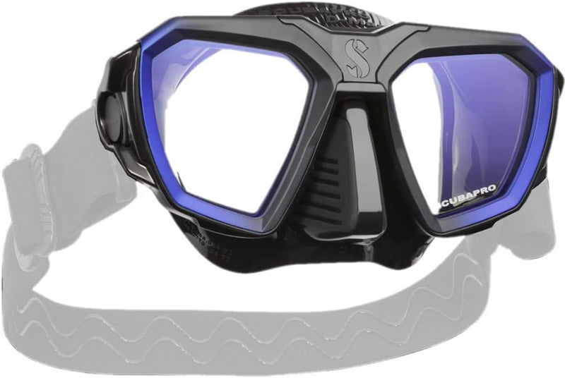 Scubapro D-Maske Rock Schwarz Wide, Schwarz Wide