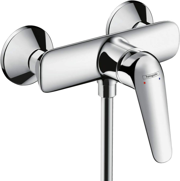 hansgrohe Duscharmatur Novus (Aufputz Duschmischer, für 1 Funktion) Chrom Aufputz Brause normaler Gr