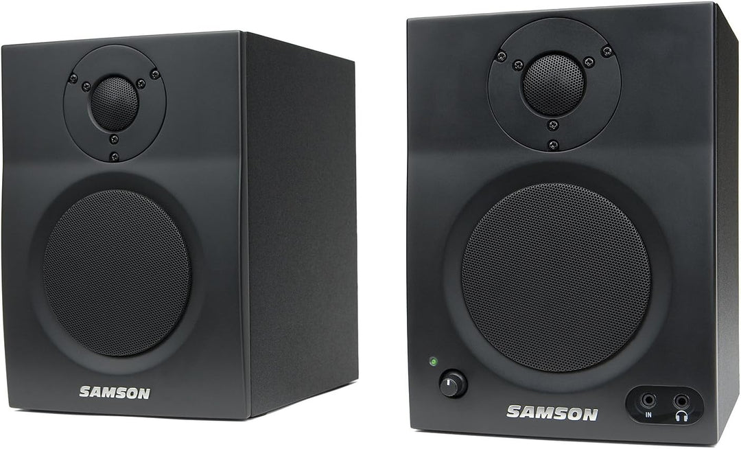 Samson MediaOne BT4 Multimedia Lautsprecher mit BlueTooth Empfänger 4 inch, 4 inch