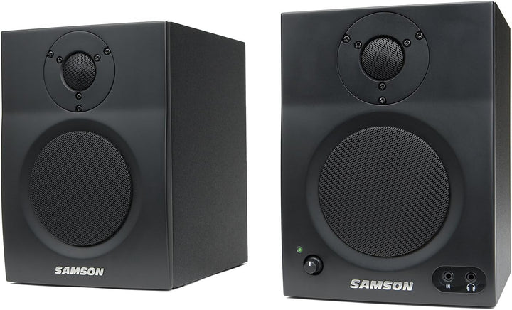 Samson MediaOne BT4 Multimedia Lautsprecher mit BlueTooth Empfänger 4 inch, 4 inch