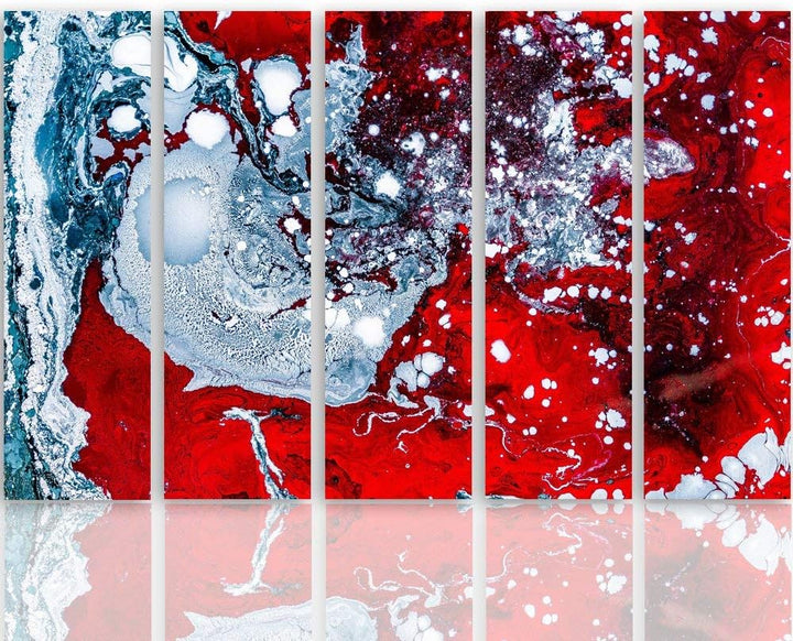 Feeby. Wandbild - 5 Teile - Deko Bilder, gedrucktes Bild, Deco Panel, Foto, Kunstdrucke, 5-Teilig, T