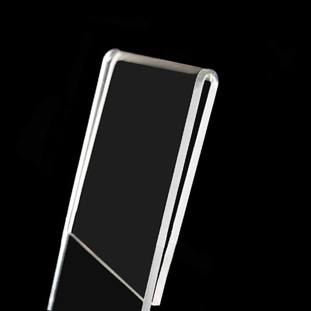 TUKA [10x] Anzeige-Ständer A5 Plakataufsteller im Querformat, Tischaufsteller L-Ständer, Prospektstä