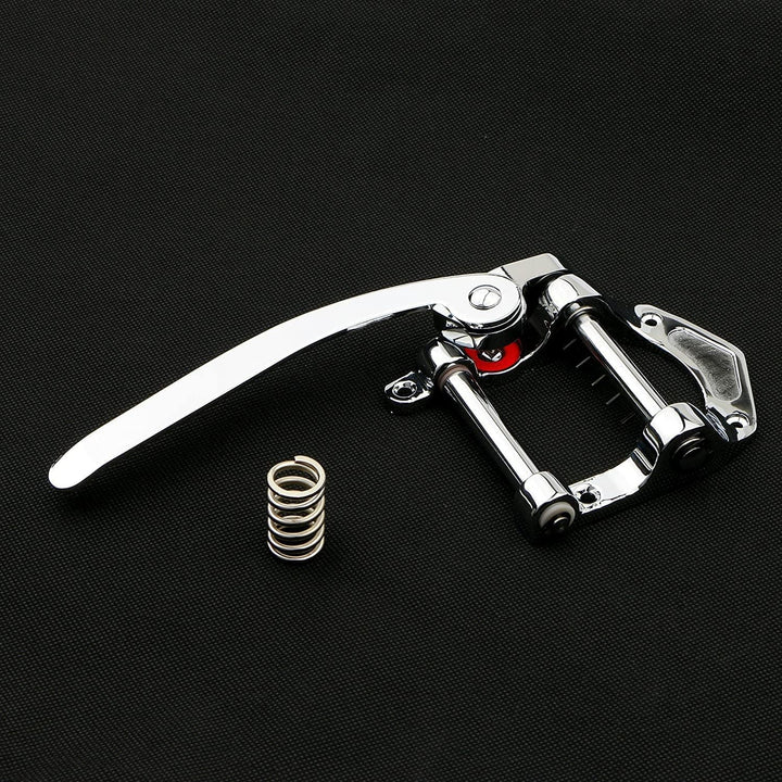 Pxyelec Gitarre Vibrato Saitenhalter Tremolo, Flat Top Body Tremolo Einheit Vibrato Bridge für Tele,