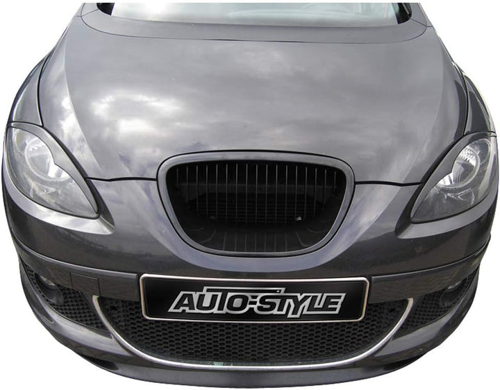 AUTO-STYLE Grill ohne Markenemblem kompatibel mit Seat Leon/Altea/Toledo 1P 2005-2009 Exkl. FR/Cupra