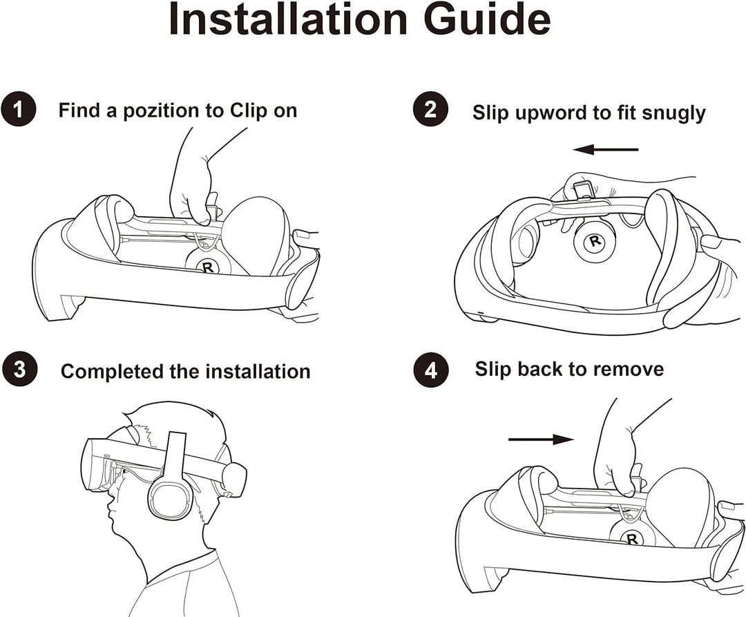 Stereo-VR-Kopfhörer, massgefertigt für Meta Quest Pro-voll immersiv verbessertes Audioerlebnis mit t