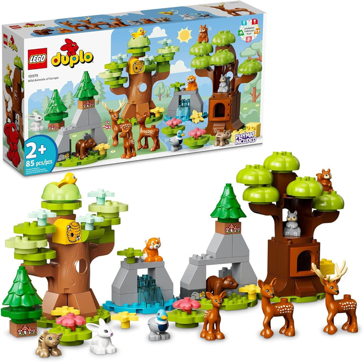 LEGO DUPLO Wild Animals of Europe 10979 Building Toy Set for Toddlers, Preschool Boys and Girls Alte