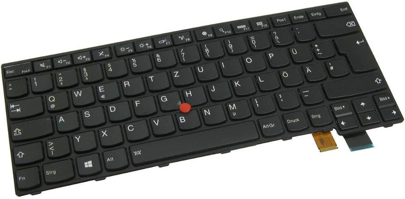 Trade-Shop Original Laptop Tastatur/Notebook Keyboard Deutsch QWERTZ ersetzt Lenovo Thinkpad FRU 00P