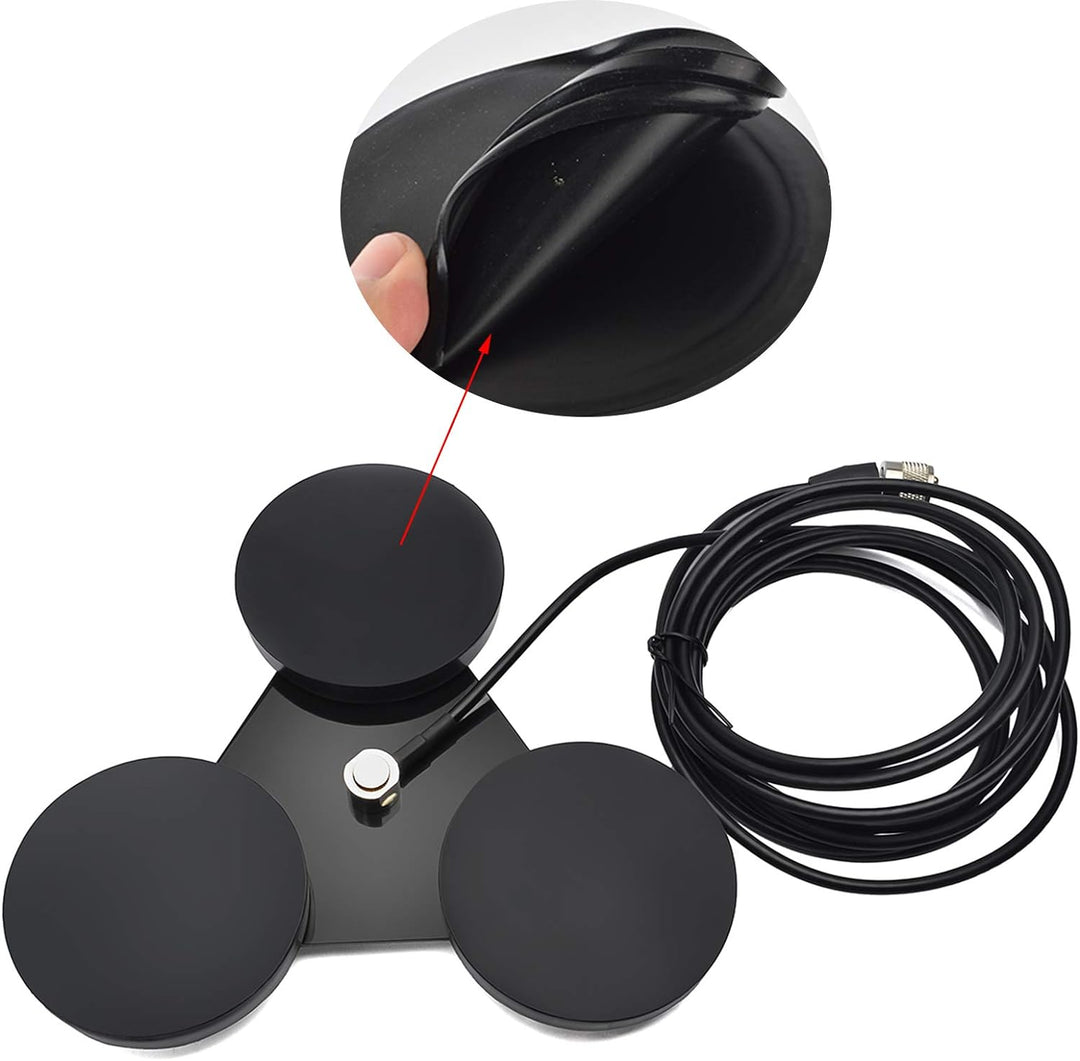 HYS CB-Antennen-Magnethalterung Magnetbasis 5 m RG58-Kabel, PL259-Stecker im Lieferumfang enthalten