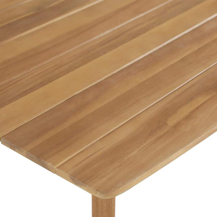 tidyard Bar-Set 5-TLG. Sitzgruppe aus Massivholz und Poly Rattan, Braun und Hellgrau, inkl 1 Bartisc