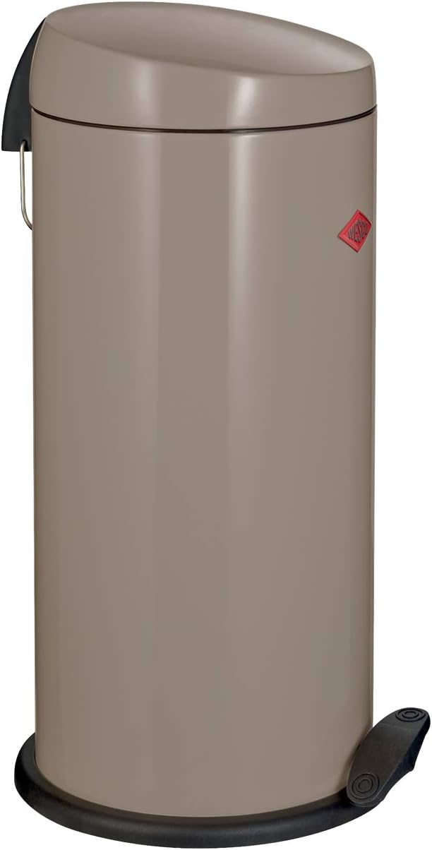 Wesco Tretabfallsammler Capboy Maxi 22 Liter warm grey, 71.7 x 31.5 x cm, Warm Grey