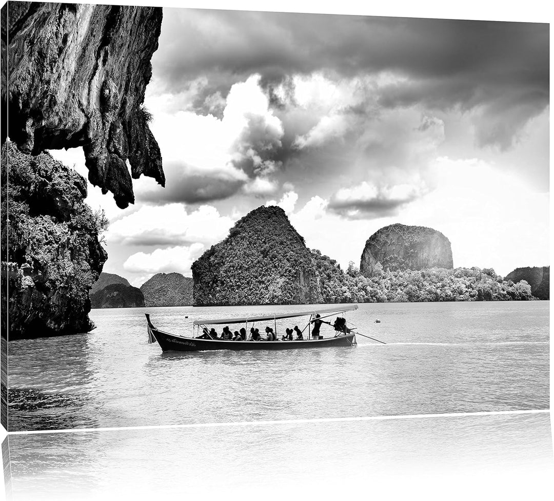 Pixxprint Thailand Phuket Playa Paradisiaca als Leinwandbild/Grösse: 100x70 / Wandbild/Kunstdruck/fe