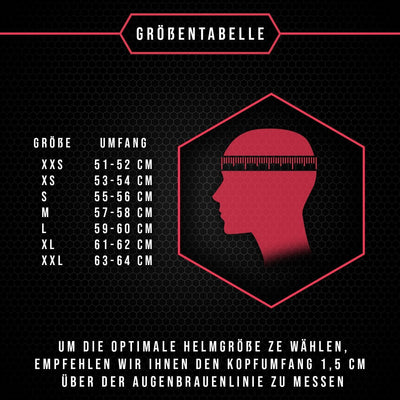 Integralhelm Mit Sonnenblende Weiss Matt Helm Motorradhelm Quad Klapphelm Schutz L - 59-60 cm, L - 5