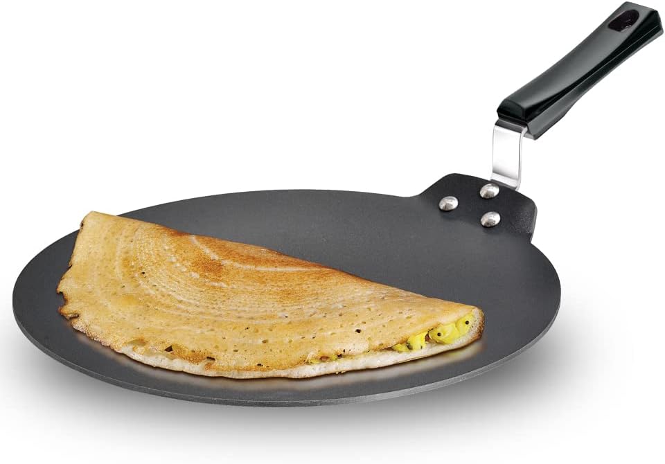 HAWKINS Futura Dosa Tava Grillplatte, antihaftbeschichtet, 27,9 cm, Schwarz 11-inch, 11-inch