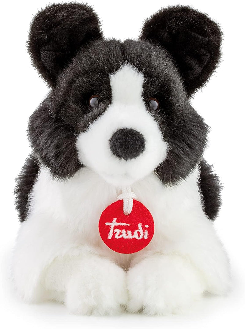 trudi TUDN7000 Animals Klassik Plüschtier Border Collie Scott ca. 25 cm lang, Grösse S, hochwertiges