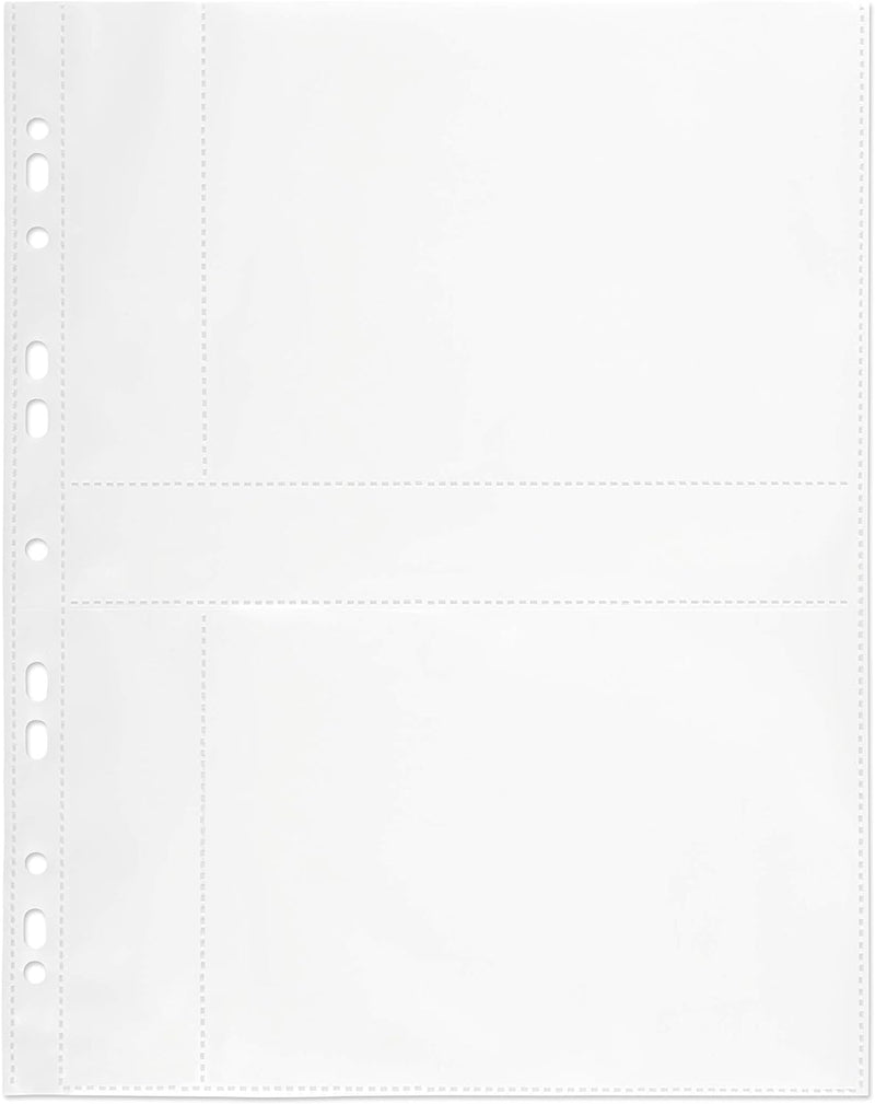 mashpaper Fotohüllen weiss 100 Stück 13x18cm Querformat für 2x2 Fotos 75644 13 x 18 cm, weiss, 100 H