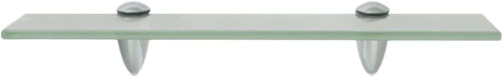 FIRBNUS Wall Shelf 2 Stück 40x10x0,8 cm Bad Regal Ablagen Regal Glas Schwebend für Wohnzimmer Badezi