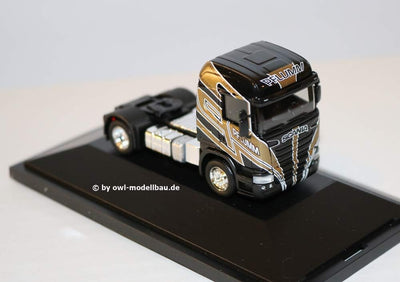 herpa 110891" Scania R HL Zugmaschine Pflumm Miniaturfahrzeug