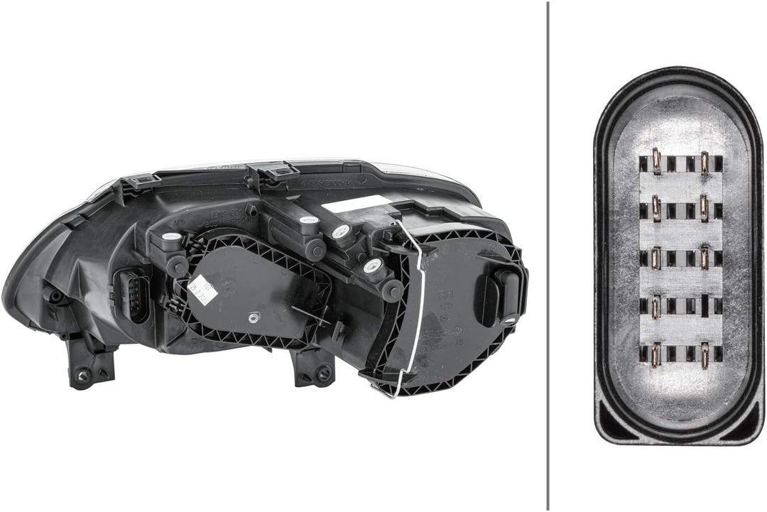 HELLA 1EE 010 203-021 Halogen-Hauptscheinwerfer - rechts - für u.a. VW Touran (1T1, 1T2), Rechts