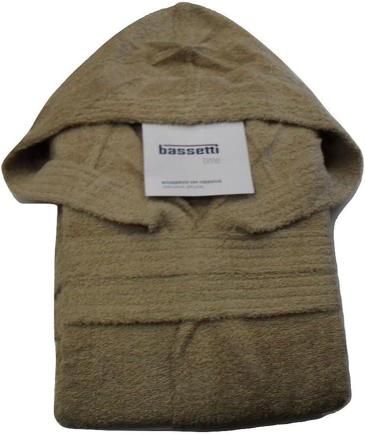 Bassetti Bademantel, Baumwolle, Beige, M