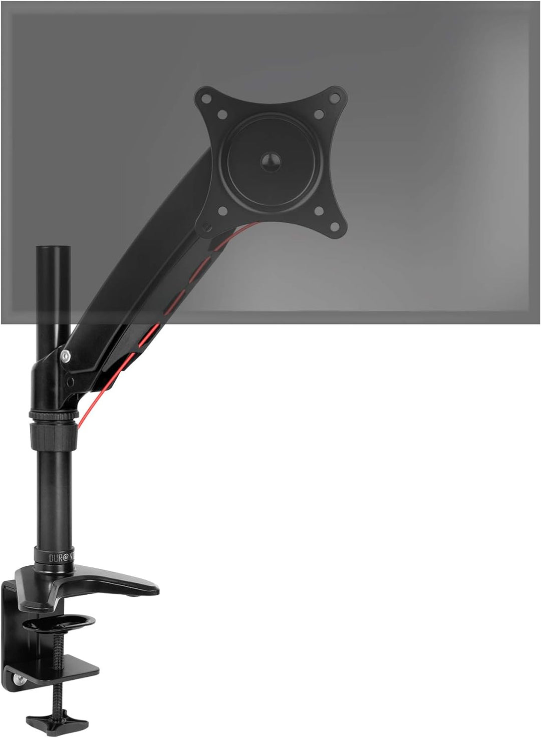 Duronic DM551X1 Monitor-Armständer/Tischhalterung für 15-27 LED-LCD-Bildschirm, VESA 75/100, 7,8 kg