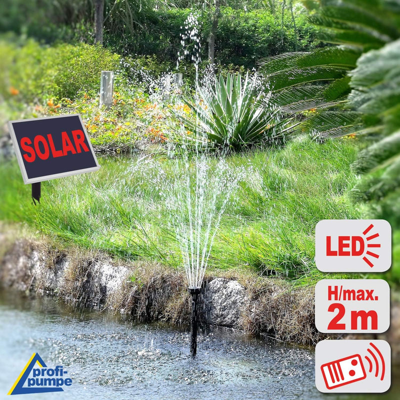 SOLAR TEICHPUMPE Oasis 801R Solar-Teichpumpen-Set für Garten und TEICH SPRINGBRUNNEN