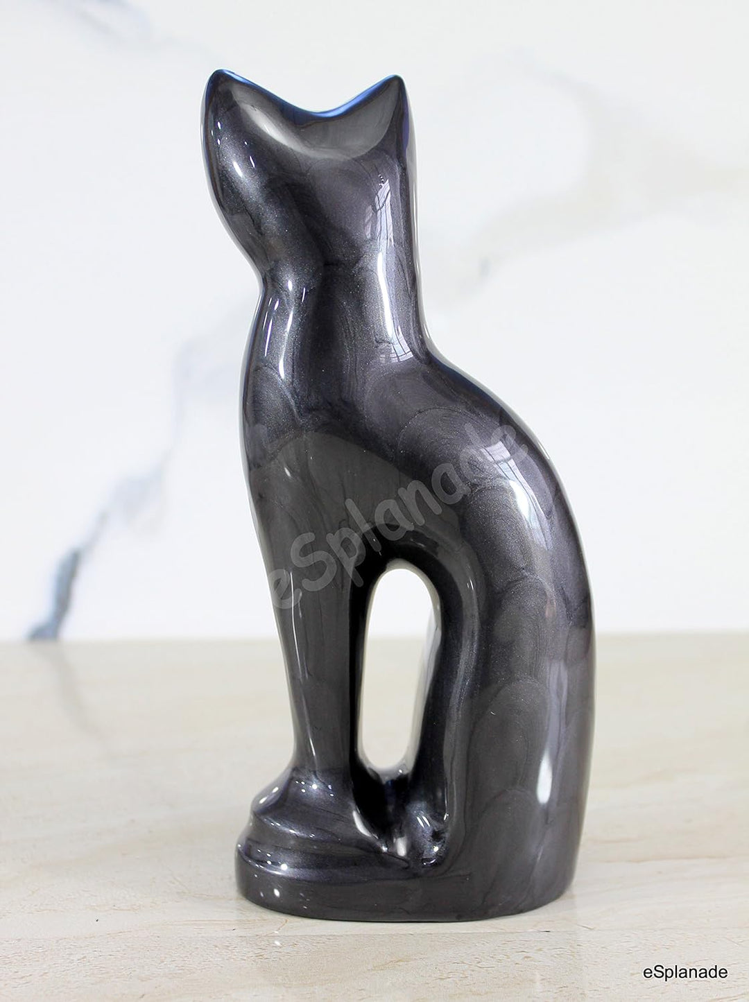 eSplanade pet cat cremation urn memorials urn behälter glas topf | Messingurne | Metallurne | Grabur