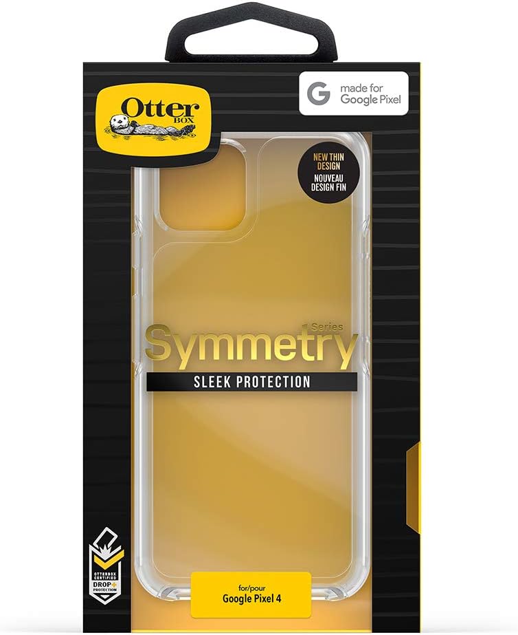 OtterBox Symmetry Clear Hülle für Pixel 4, stossfest, sturzsicher, schützende dünne Hülle, 3x getest